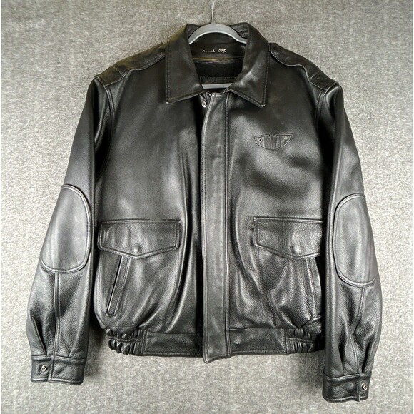 Oxford Leather Shop Other - Oxford Leather Shop Type A-2 Flight Bomber Jacket Men's Sz 50 XL USAF Insulated
